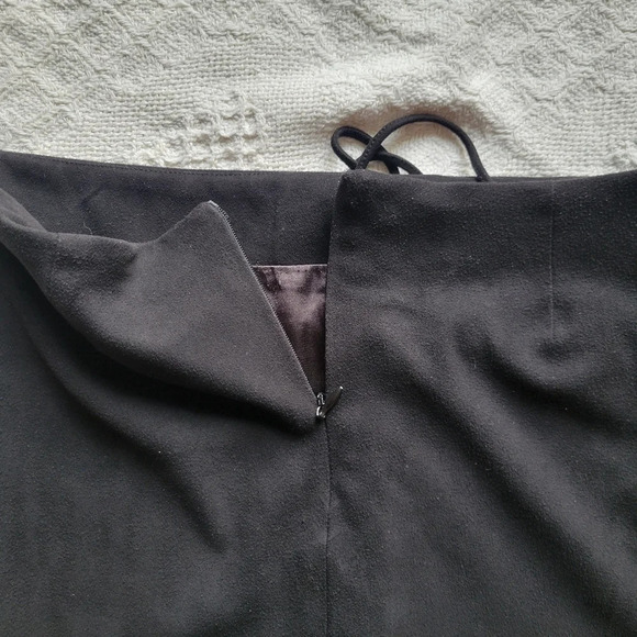 Brunette  The Label Faux Suede Stevie Skirt- Black - Picture 6 of 10